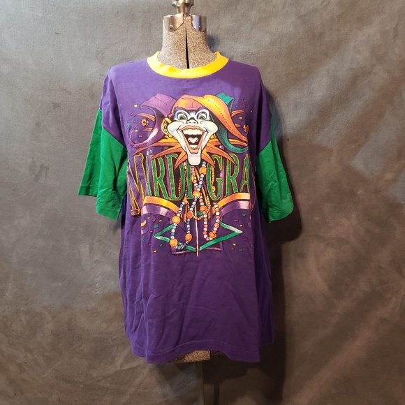 VTG Mardi Gras New Orleans single stitch t-shirt - Picture 2 of 7